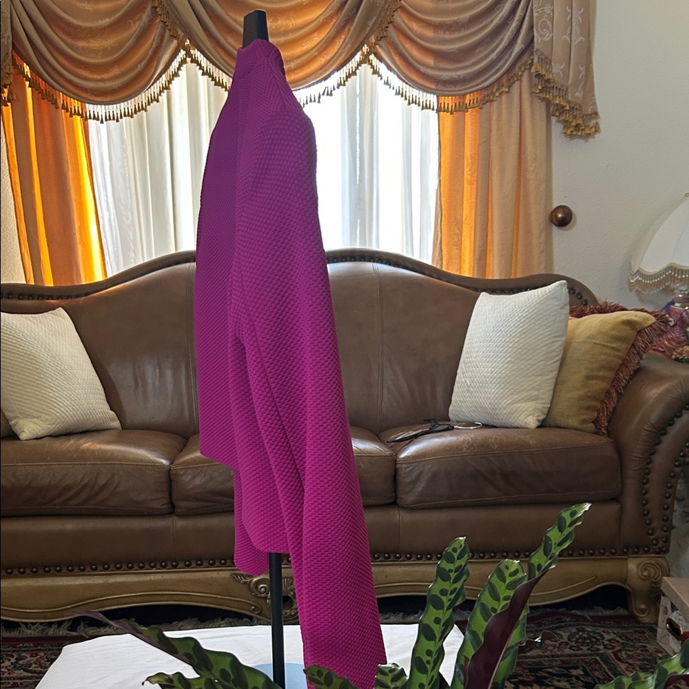 Calvin Klein Pink Textured Blazer - Picture 4 of 5